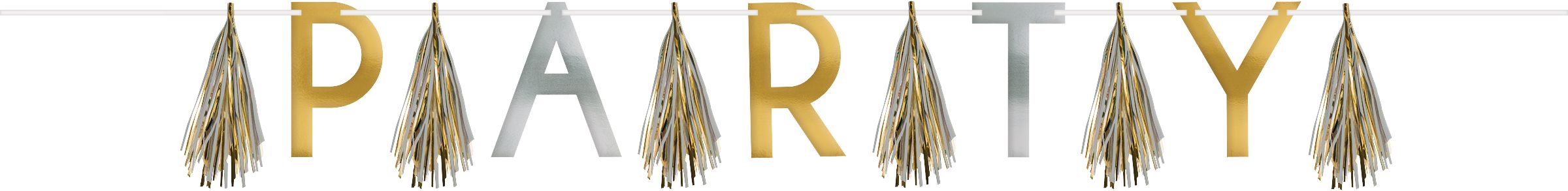 Metallic deals tassel garland