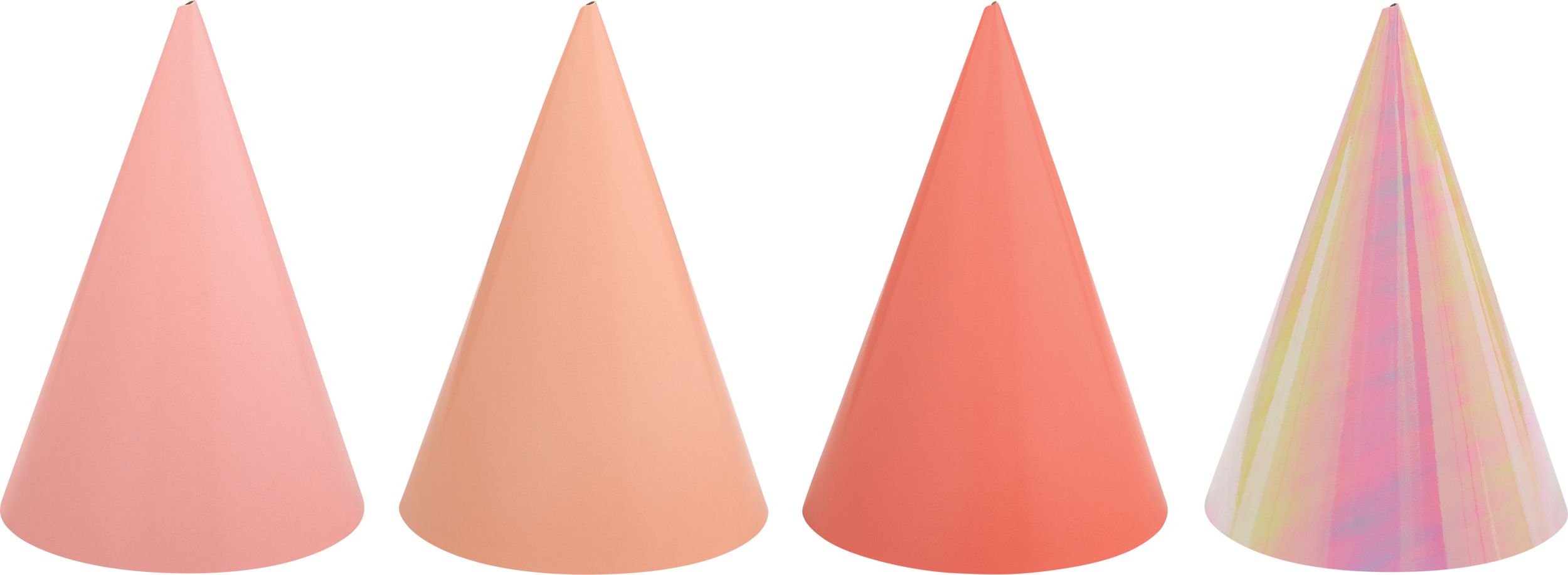 Shades of Pink Party Hats, 12-ct