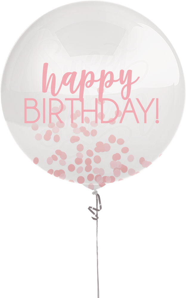 Rainbow Confetti Balloon, 24in Party City