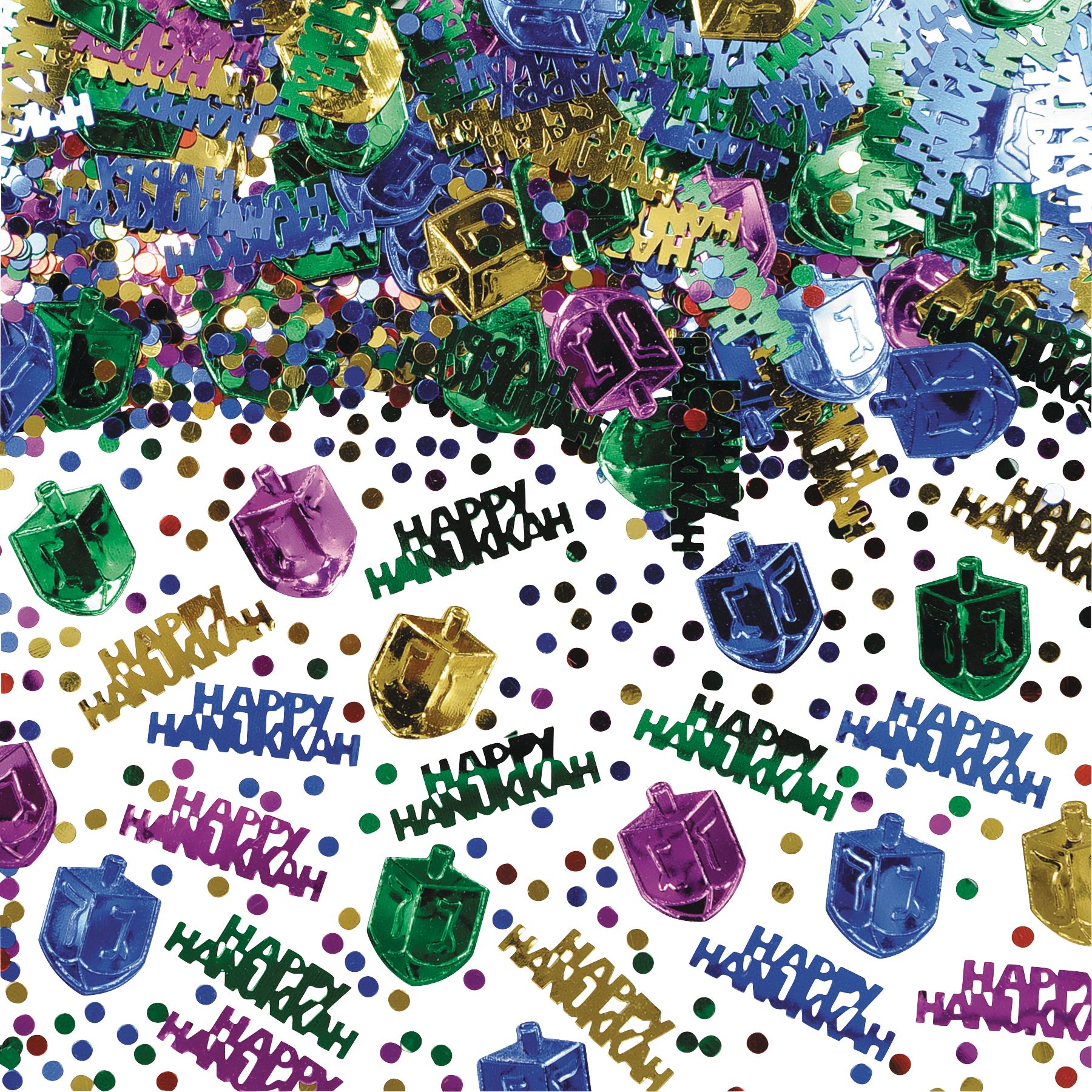 Rainbow Confetti Balloon, 24-in Composite_or_Mixed