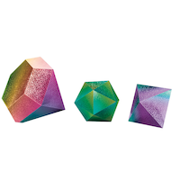 Décorations de table pour fête d'anniversaire en 3D scintillantes, paq. 3