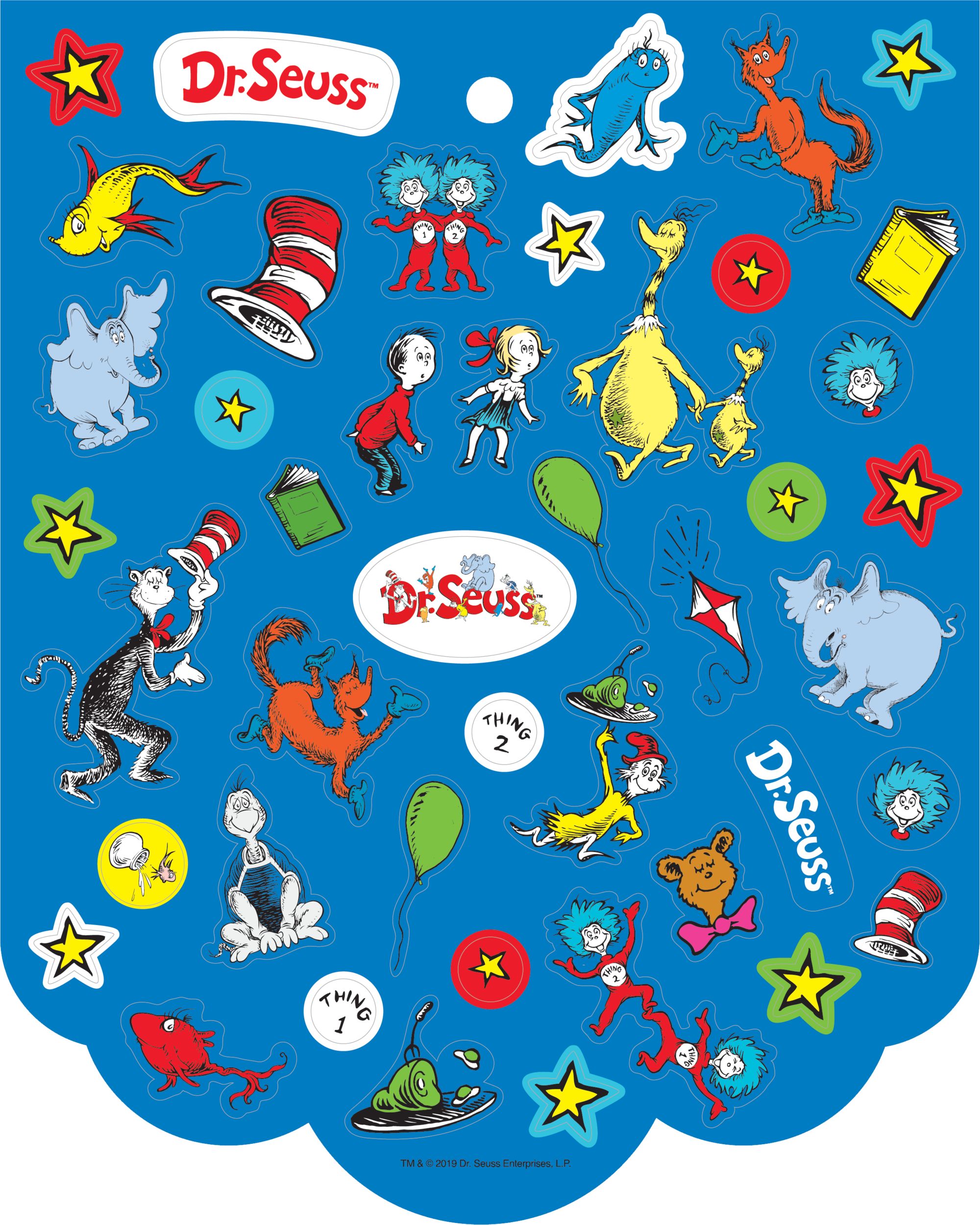 Dr. Seuss Sticker Book for Birthday Party/Everyday Overhead_Flat