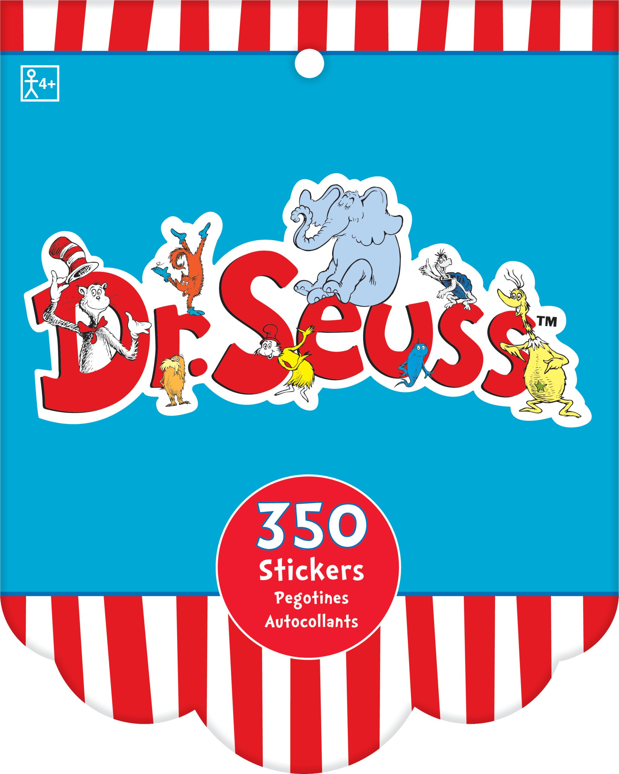 Dr. Seuss Sticker Book for Birthday Party/Everyday Front_Flat