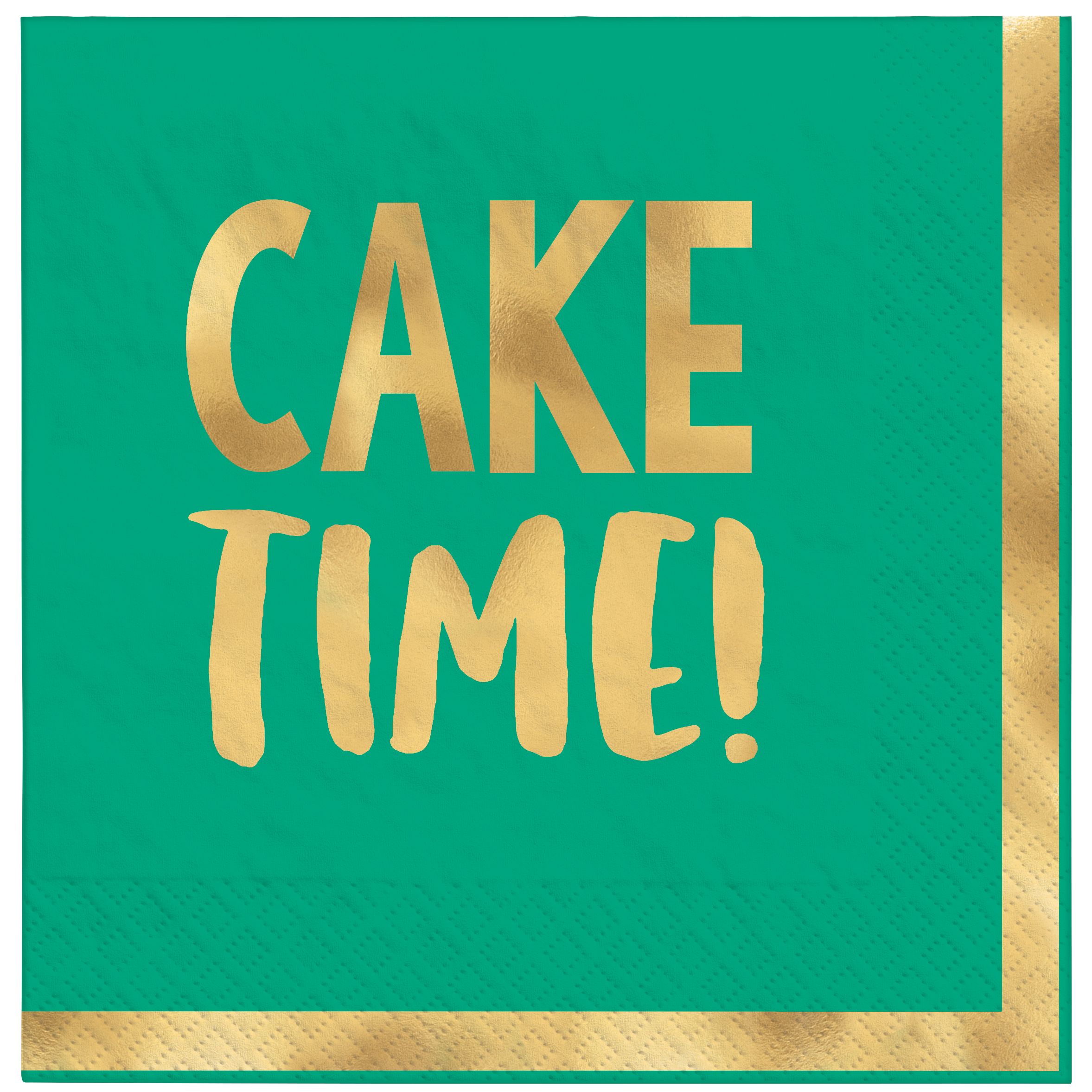 Happy Dot Birthday Party Beverage Napkins, 16-ct Overhead_Flat
