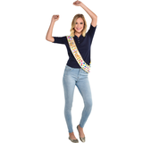 Écharpe de fête à pois lumineux Front_Flat