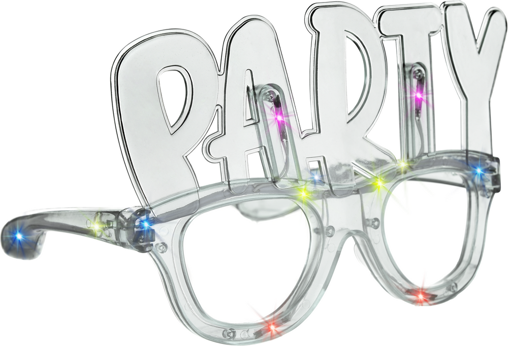 Light Up Happy Dots Party Glasses