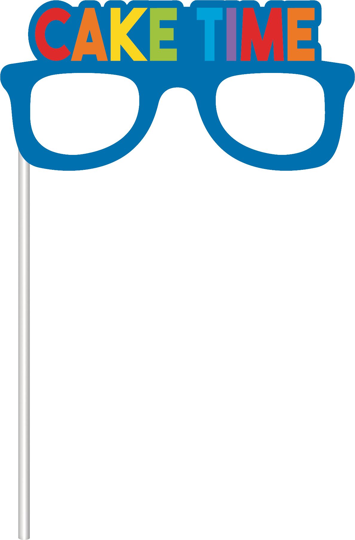 Birthday Balloon "Happy Bday" Plastic Scene Setter Background Decoration with Photo Booth Props, Red/Blue, 40-in, 22-pk, for Birthday Party Front_Flat