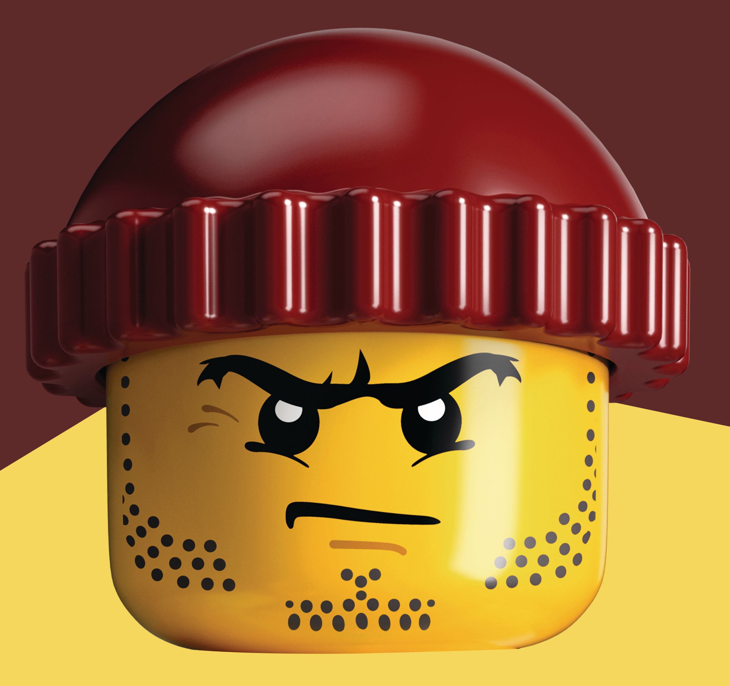 Lego Birthday Party Scene Setter Decoration with Props, 16-pc Front_Flat