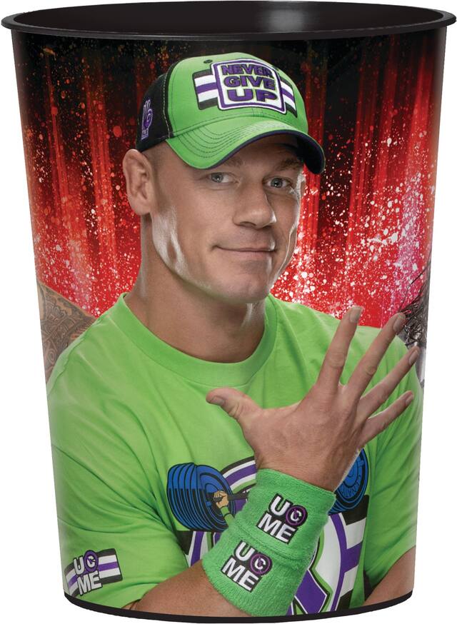 Gobelet à surprises d'anniversaire, WWE Champion, 16 oz Front_Elevated