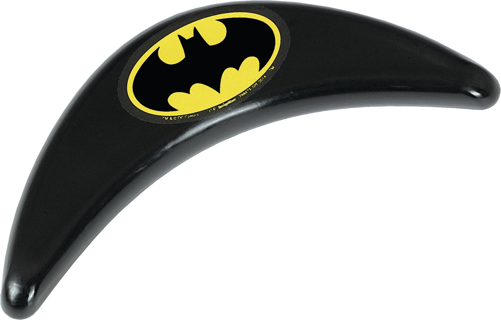Justice League Heroes Unite Batman Boomerangs for Birthday Party Favours, 4-pk Overhead_Flat
