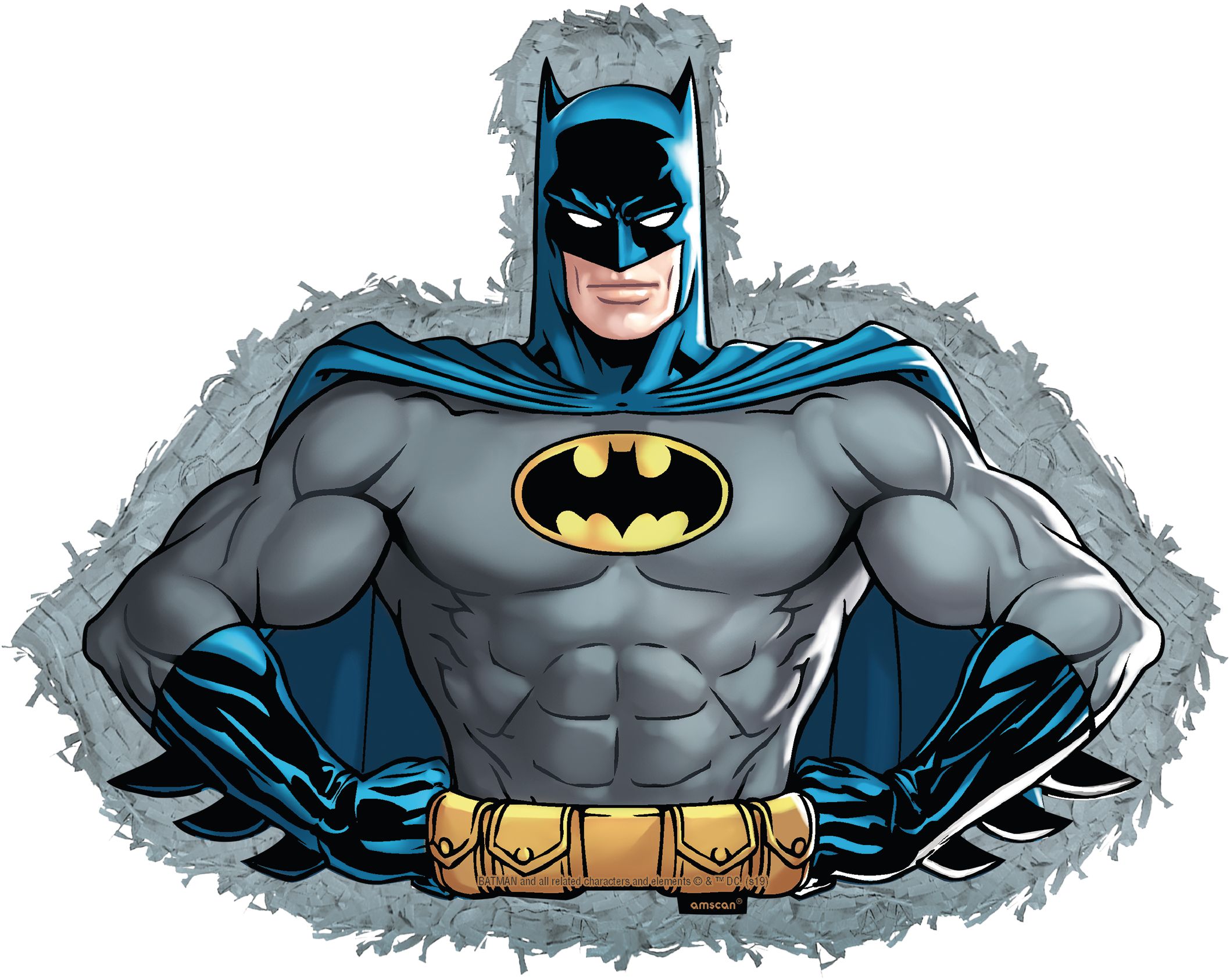 Justice League Heroes Unite Batman Mini Pinata Decoration for Birthday Parties Front_Flat