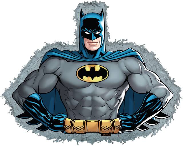Justice League Heroes Unite Batman Mini Pinata Decoration for Birthday Parties Front_Flat
