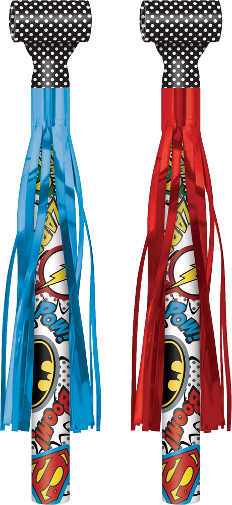Justice League Heroes Unite Birthday Banner Kit - 2 Piece Superhero Party Decorations