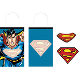 Sacs à cadeaux-surprises personnalisés Ligue des Justiciers, paq. 8 Front_Flat