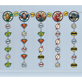 Justice League Heroes Unite String Garland Birthday Party Decoration Kit, 5-pc Front_Flat