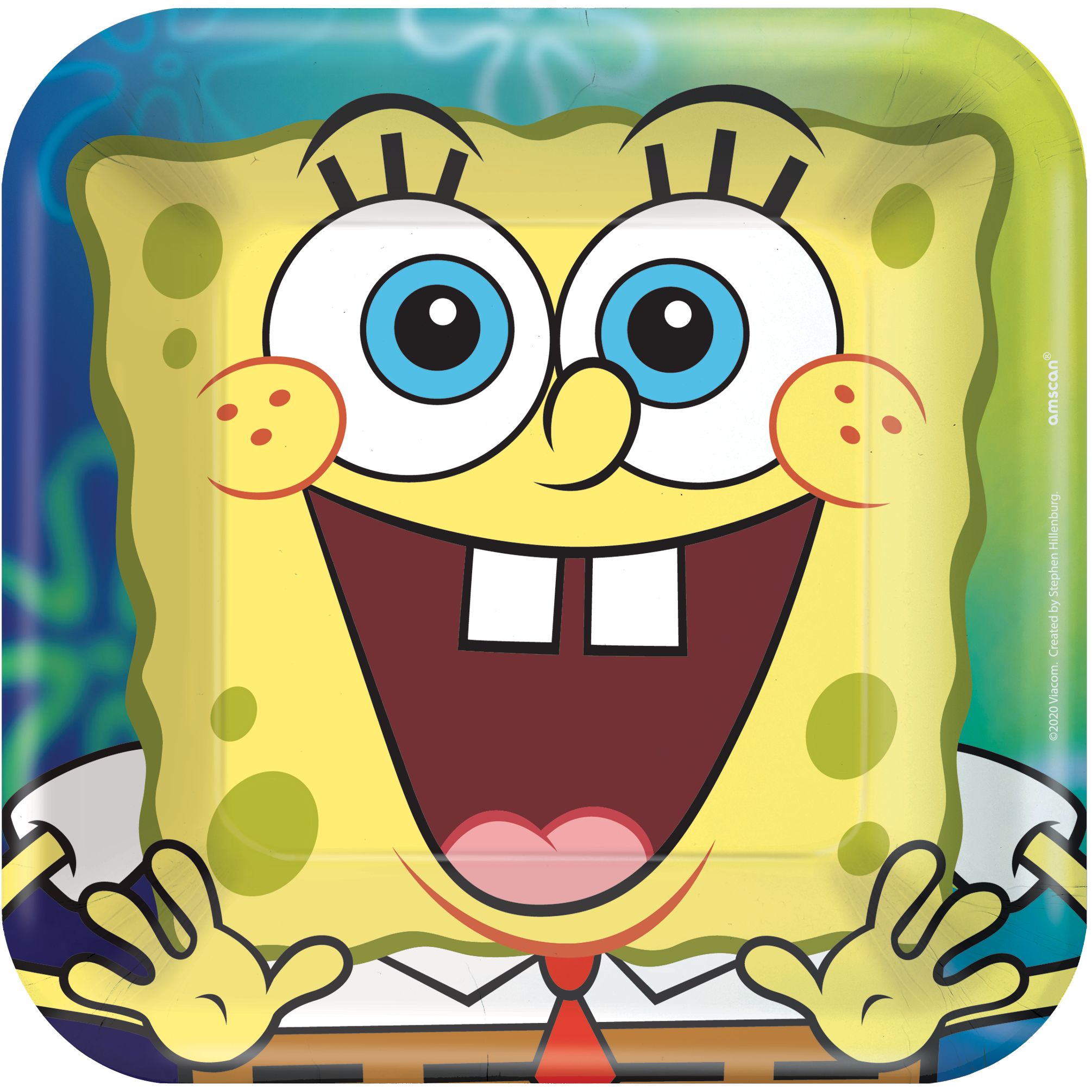 Glad for Kids Spongebob Squarepants Paper Snack Bowls with Lids, 12oz |  Heavy