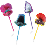 Trolls World Tour Pens for Birthday Party Favours, 8-pk Front_Flat