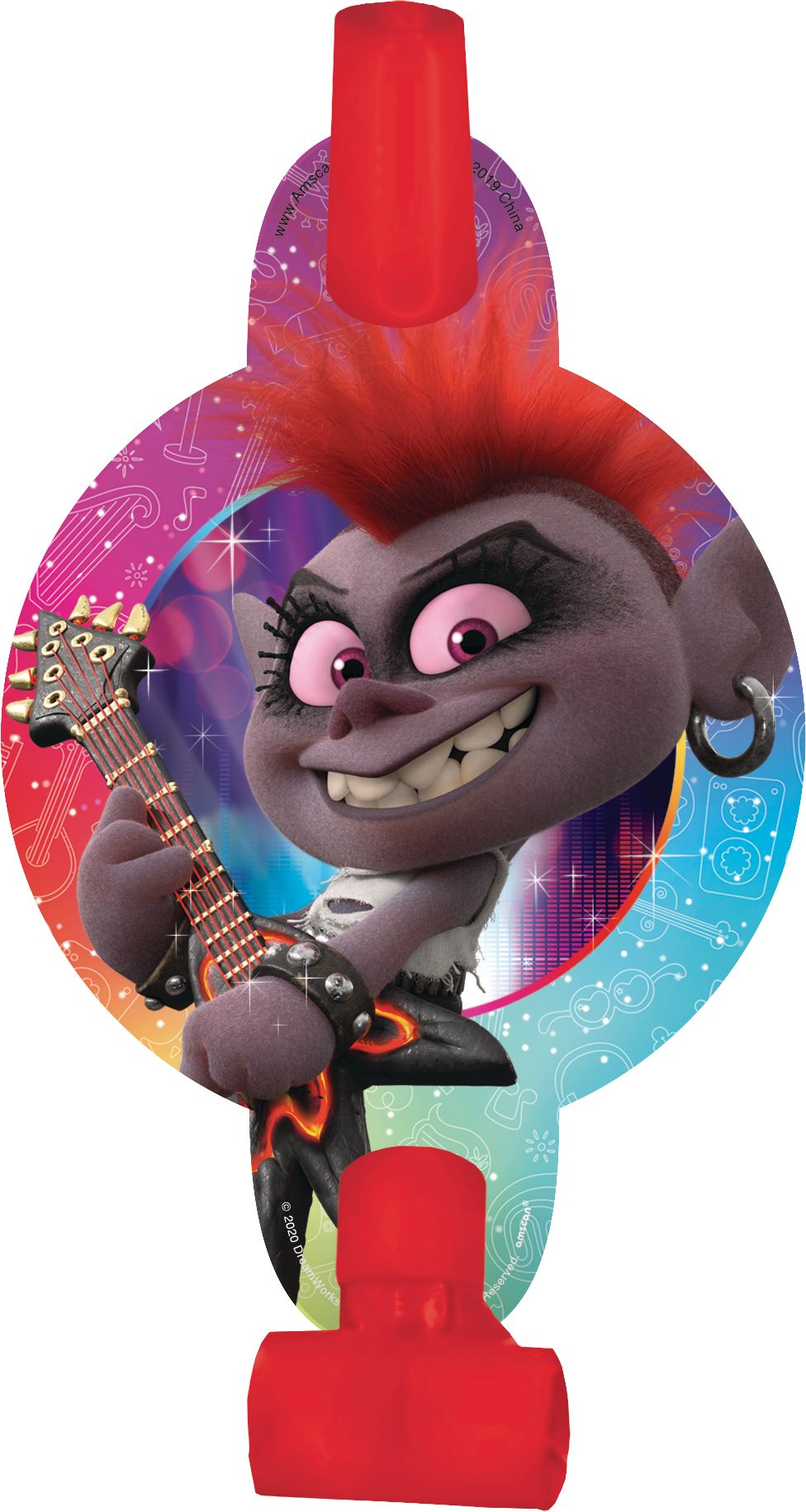 Trolls World Tour Birthday Party Blowouts, 8-pk Front_Flat