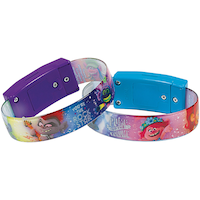 Trolls "You're The Rockstar" Light-Up Bracelets, Multi-Coloured, One Size, 4-pk, Wearable Favours  for Birthdays Composite_or_Mixed
