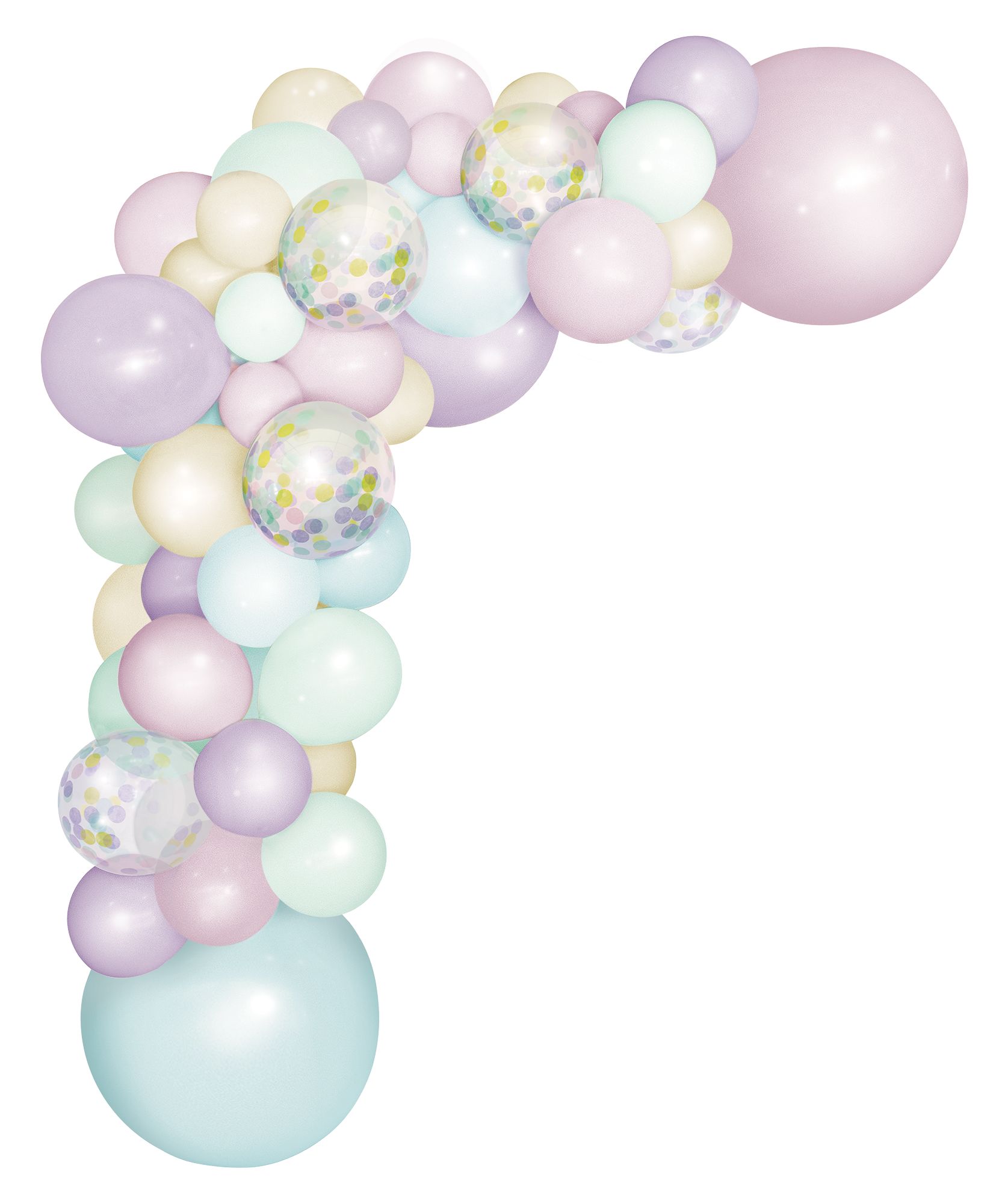 Balloon Garland Kit, Pastel Side_Right