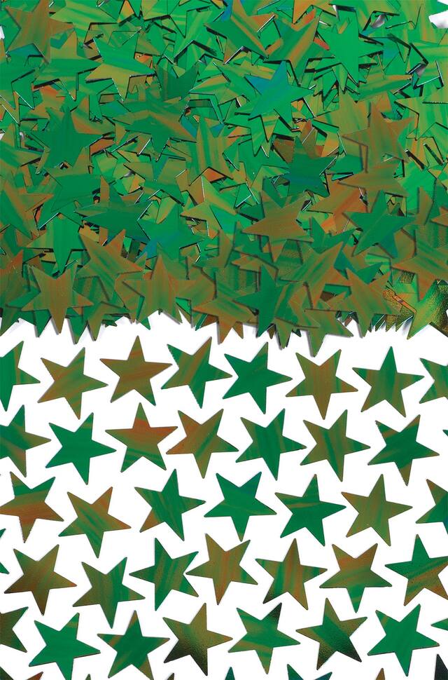 Confettis étoiles métallisés, menthe fraîche Composite_or_Mixed