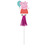 Baguettes en papier pour fête d'anniversaire, Peppa Pig, paq. 8 Front_Flat