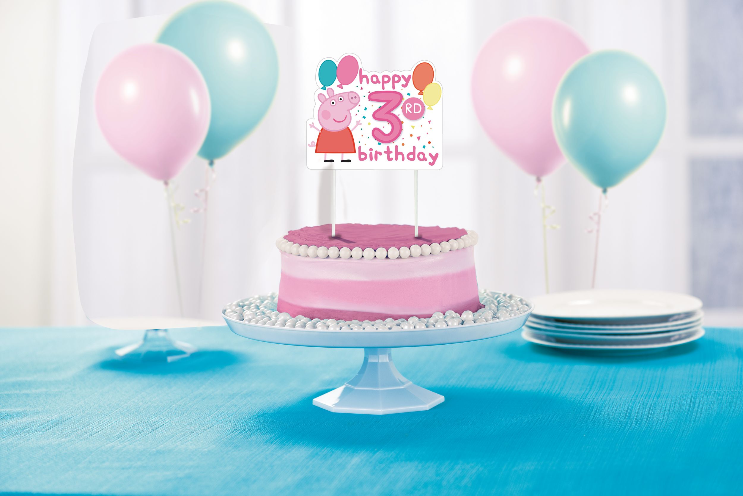 Peppa Pig Customizable Birthday Cake Decoration Composite_or_Mixed