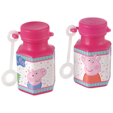 Nickelodeon Peppa Pig Mini Bubbles, Pink, 8-pk, Ages 3+, for Birthday/Easter/Party Favour Front_Elevated