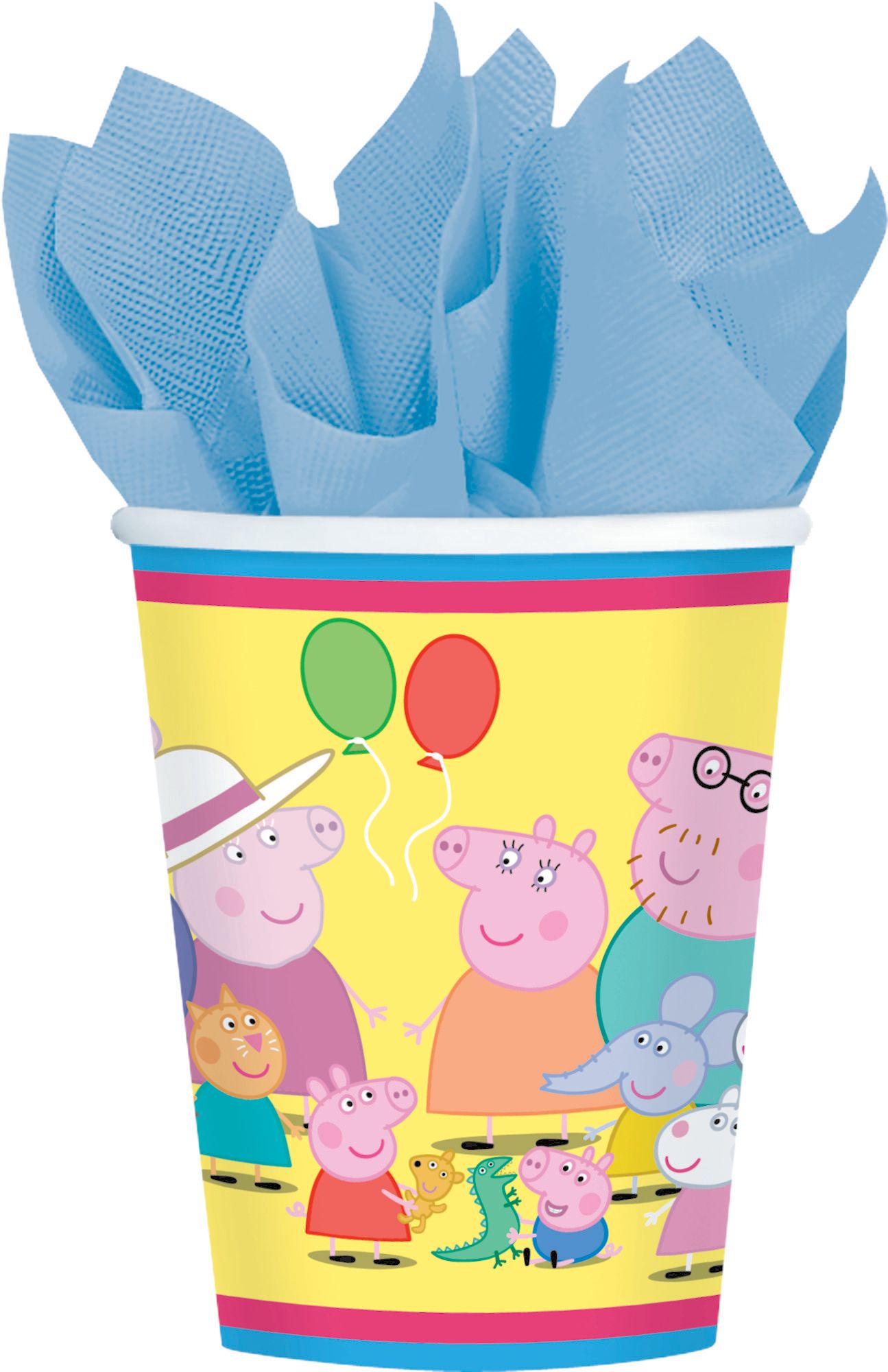 Peppa Pig Birthday Party Paper Cups, 9-oz, 8-pk | Party City