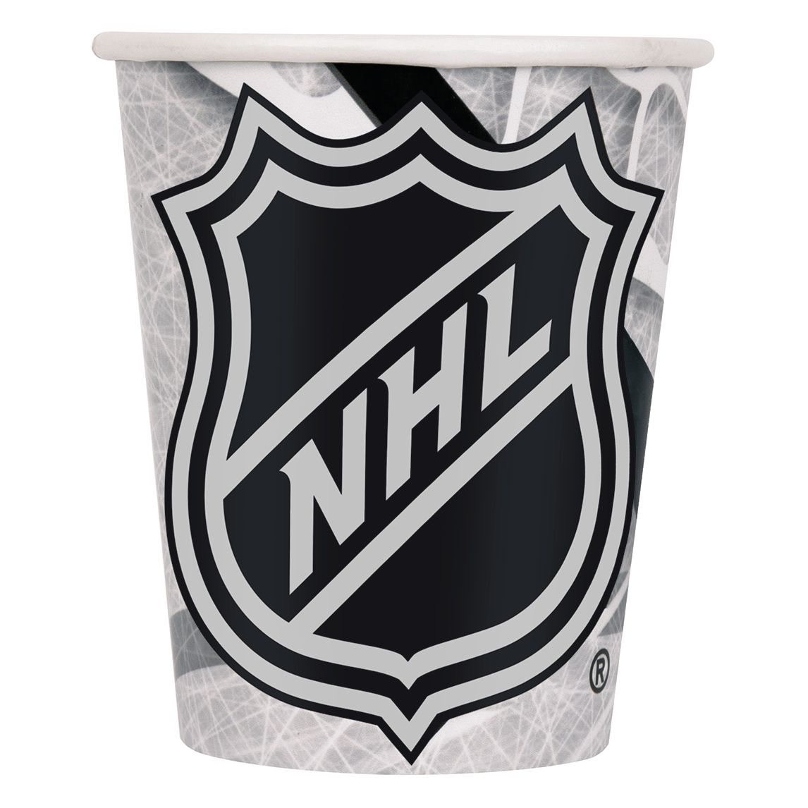 Gobelet de fête de hockey de la LNH Unique, 9 oz, paq. 8 Front_Flat