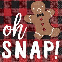 Oh Snap Beverage Napkins, 16-pk Front_Flat