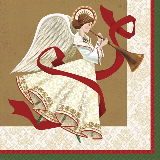 Holiday Spirit Lunch Napkins, 16-pk Front_Flat