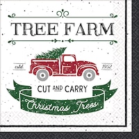 Tree Farm Lunch Napkins, 16-pk Front_Flat
