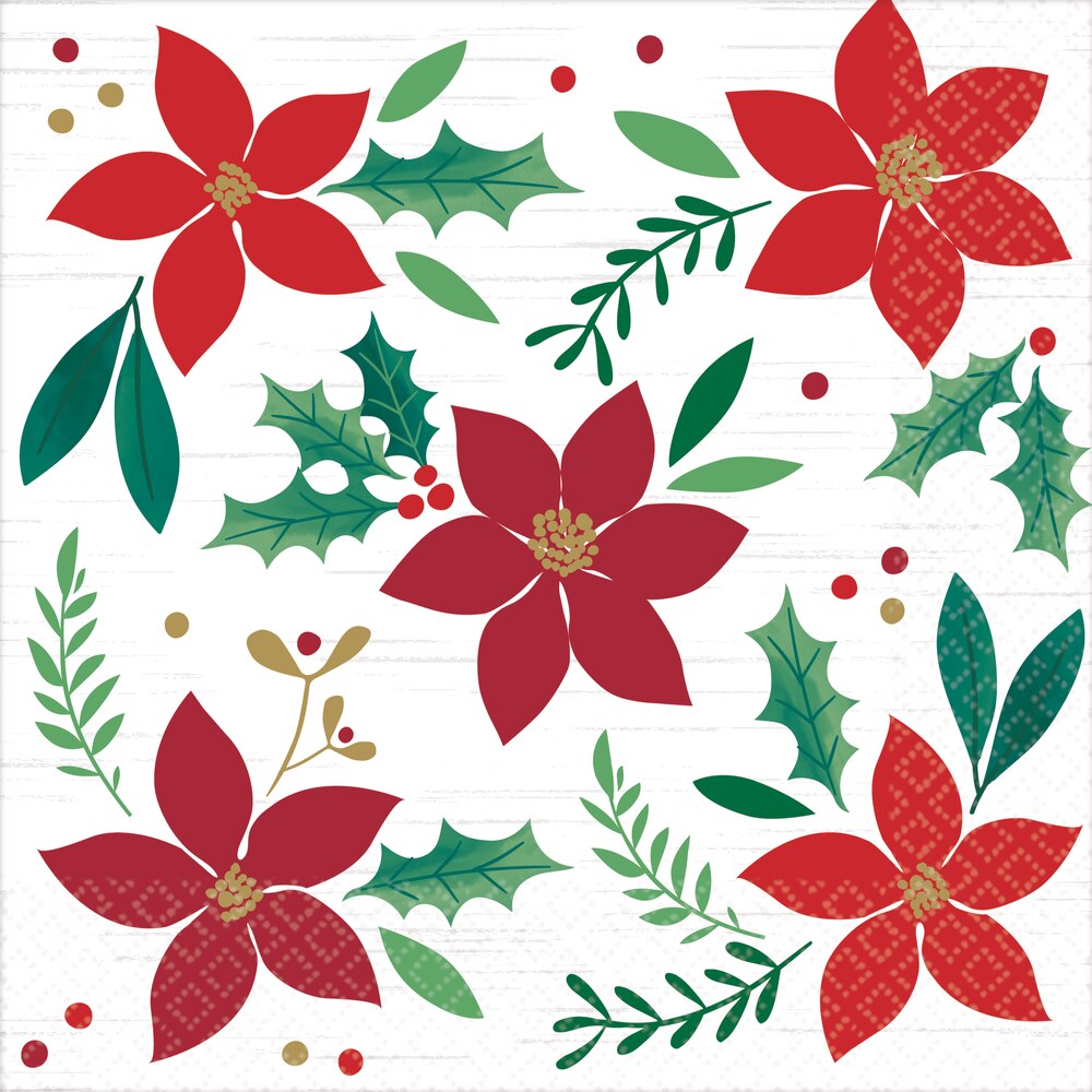 Christmas Wish Dinner Napkins, 16pk Party City