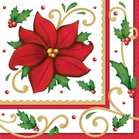 Winter Botanical Lunch Napkins, 125-pk Front_Flat