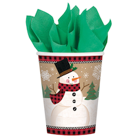 Winter Wonder Snowman Cups, 8-pk Front_Flat