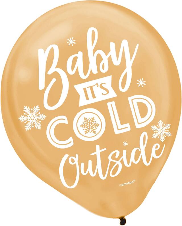 Ballons Noël blanc, paq. 6 Front_Flat