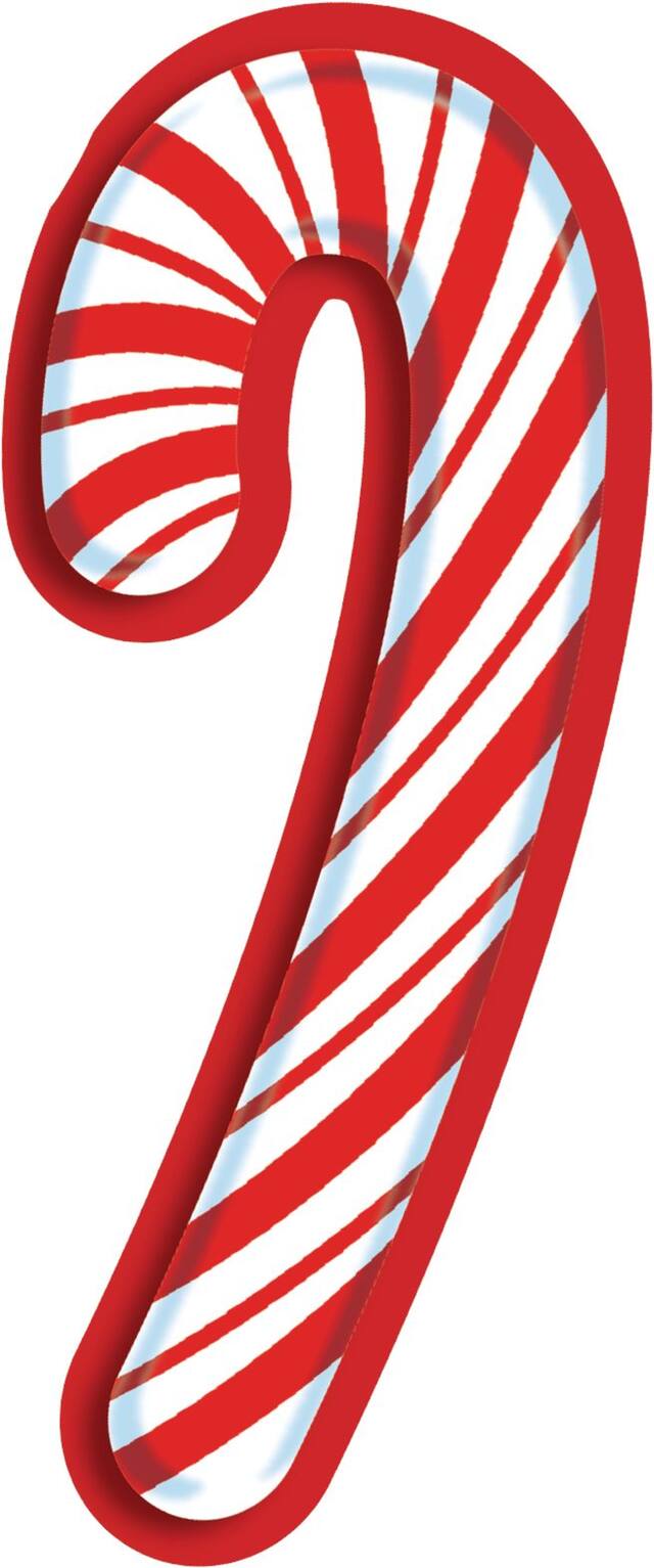 Candy Cane Cutouts, 30-pc Front_Flat