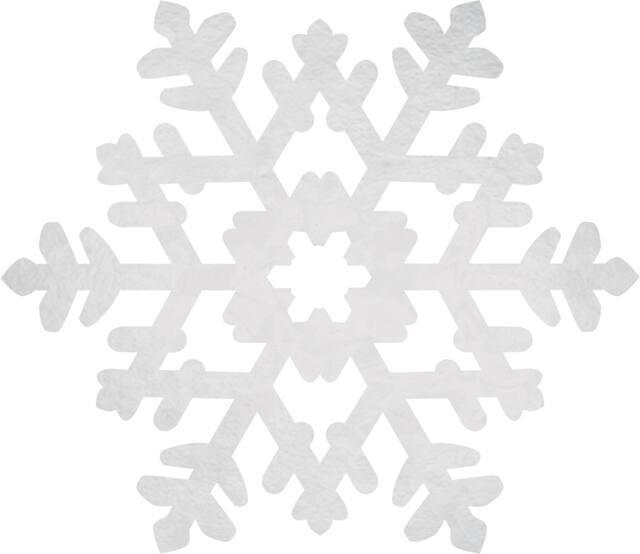 Découpe Flocon de neige Front_Flat