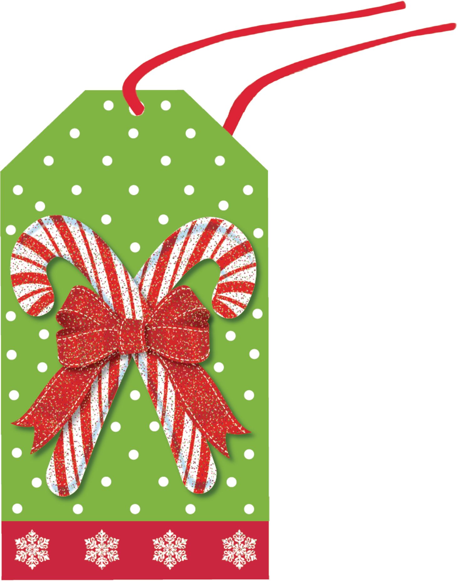 Modern Christmas Gift Tags, 36-pk Front_Flat