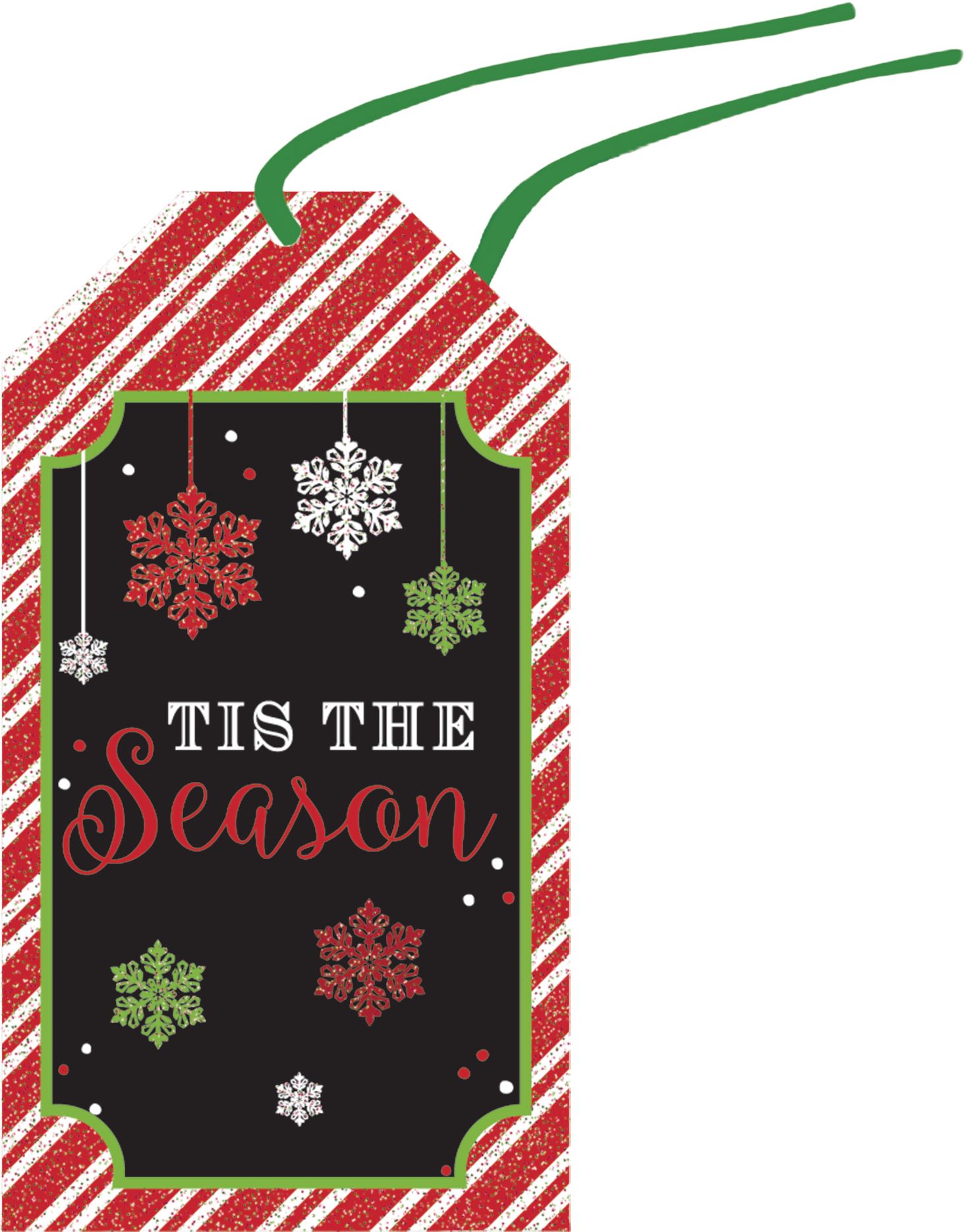 Modern Christmas Gift Tags, 36-pk Front_Flat