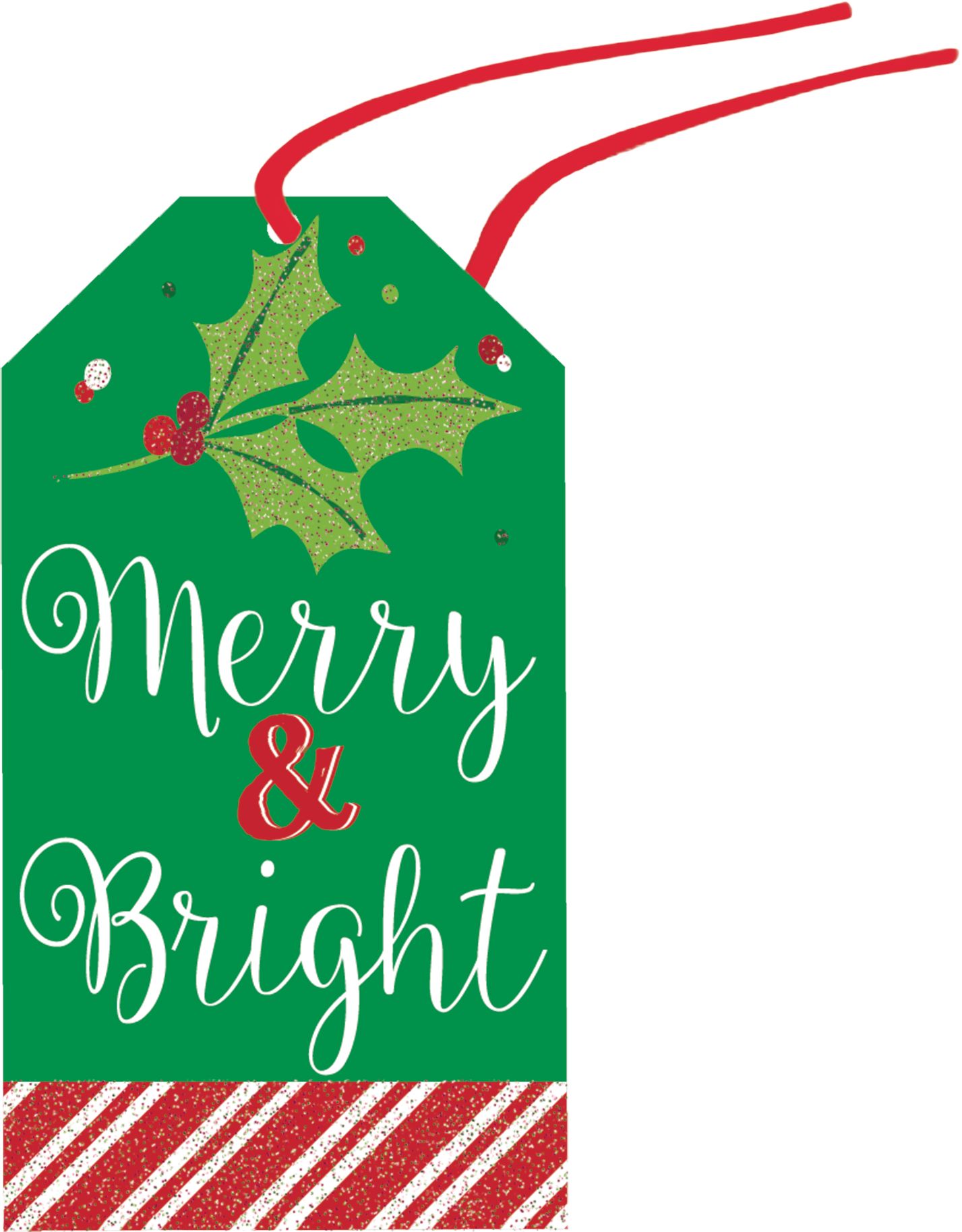 Modern Christmas Gift Tags, 36-pk Front_Flat