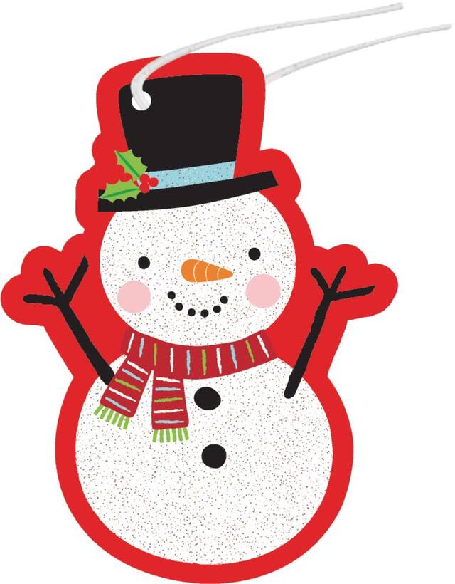 Santa Friends Christmas Gift Tags, 36-pk Front_Flat