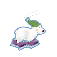 Étiquettes autocollantes de Noël, paq. 36 Front_Flat