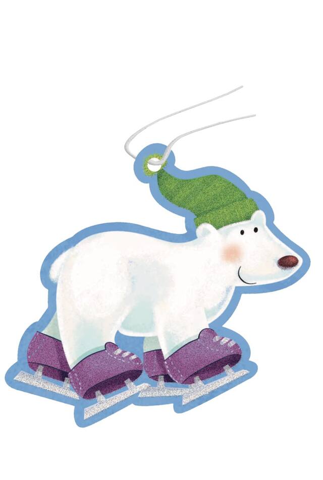 Étiquettes autocollantes de Noël, paq. 36 Front_Flat