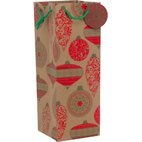 Christmas Ornament Bottle Bag Front_Angled_Right