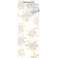 Sac à bouteille Let It Snow Front_Flat