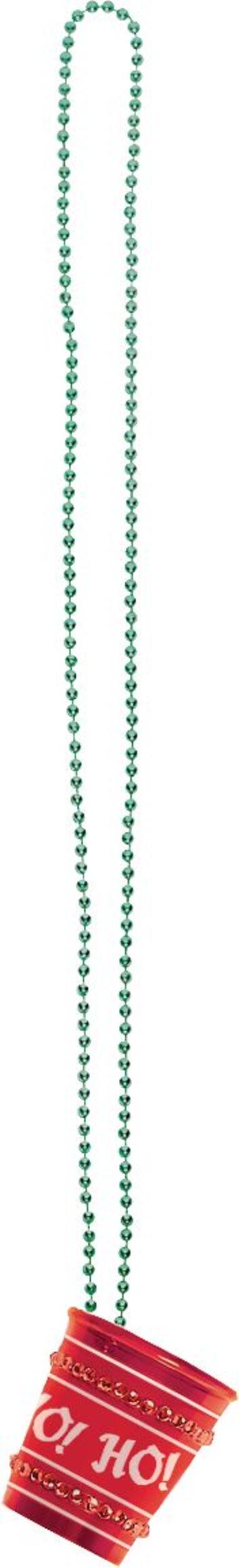 Christmas Shot Glass Necklace Front_Flat