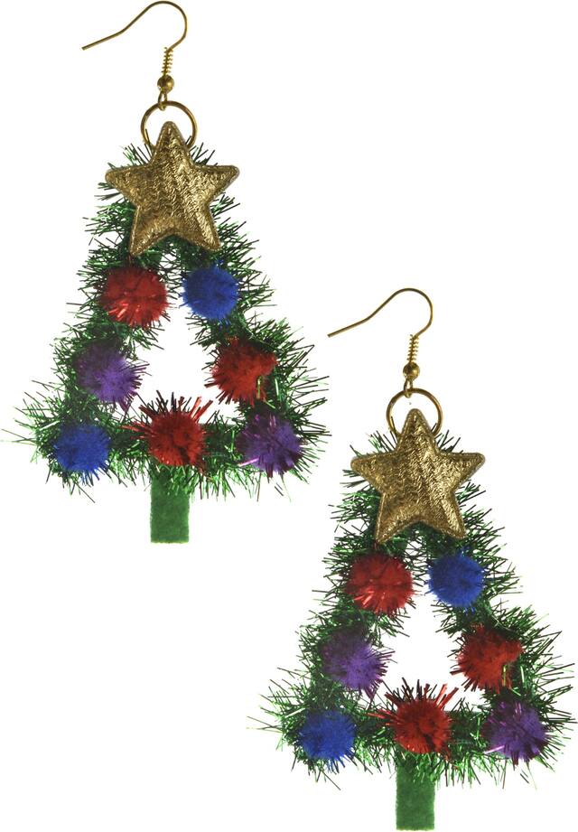 Lunettes guirlandes de sapin de Noël Front_Flat