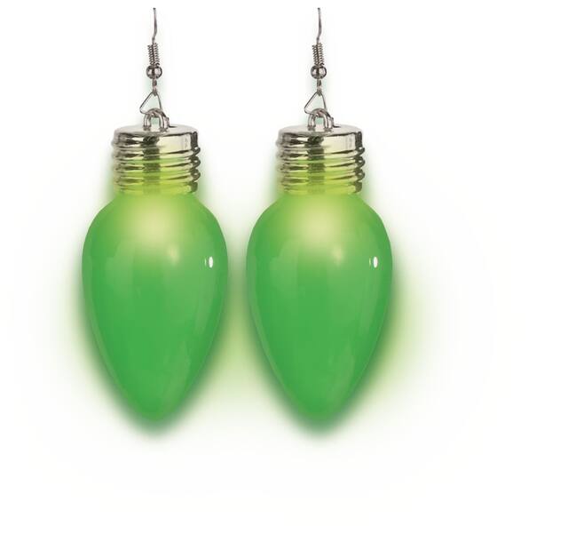 GRN BULB EARRINGS L/